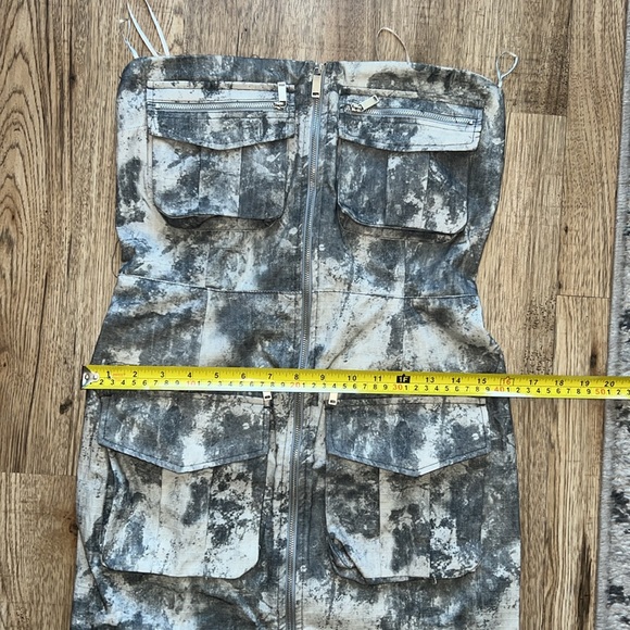 NEW! Zara Printed Cargo Dress with pockets - Picture 14 of 15